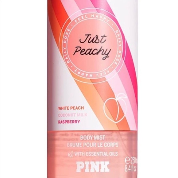 New in packaging Victoria secret Just Peachy body mist - Picture 2 of 6